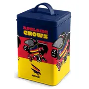 Adelaide Crows AFL Cookie Storage Tin with Full Colour Logo Design