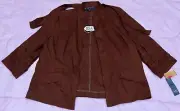 ANNE KLEIN WOMEN JACKET/TOP Size- 22W. TAG NO. 165f