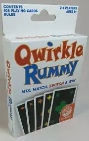 MindWare Qwirkle Rummy Mix, Match, Switch 108 Card Game 2-4 players New Ages 8+
