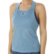 ADIDAS Y-Tank W/ Built In Bra Activewear Tennis Blue Tank Top Size XL NEW