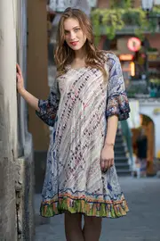 Bias Cut Positano Shift--ORI-21226