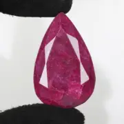 Natural Red Ruby 68.35 Ct Pigeon African Pear Cut Loose Certified Gemstone