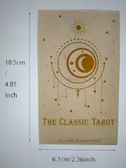 CLASSIC Tarot Antique Styled 78 Card Deck Tarot And Oracle Beginner Set New