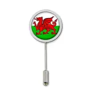 Welsh Flag Stick Pin Tie Pin Badge With Protector Ideal Birthday Gift c283