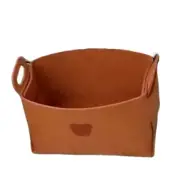 Bear Felt Storage Basket Foldable Cosmetic Storage Basket Desktop Storage Box Sn