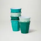 Barel Designs Classic "Harmony" Melamine Tumblers 200mL - Set of 6 Picnic Cups