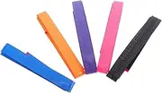 Tennis Racket Grip Tape Set Pcs Anti-Slip Overgrip for Badminton Tennis Elastic Perforated Design Comfortable Pu Material Sweat-Wicking Holes Sports Grip