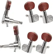 CATIEBYE Bass Tuning Pegs Sealed Guitar Tuning Keys Set Universal Fit for Acoustic Electric Guitars