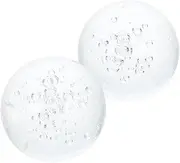 2pcs Crystal Glass Ball Centerpiece for Indoor Water Fountain Feng Shui Decorative Bubble Globe for Home and Unique