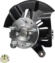 TRQ Front Wheel Bearing & Hub Assembly with Knuckle LH for Mazda CX-9 CX-7