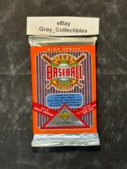 1992 Upper Deck High Series Unopened Baseball Sealed Foil Pack - 15 Cards -Manny