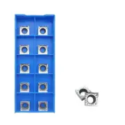 10Pcs Aluminum Internal Lathe Turning Tool Tungsten Carbide Quality Inserts SCGT