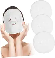 Ipetboom 3Pcs Warm Compress Facial Towels Soft Steam Face Mask Towels for Women for Hydrating Skin Care Easy Cleaning