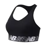 NEW BALANCE 運動內衣 PACE BRA 3 黑 白 吸濕排汗 中強度支撐 無襯墊 跑步 訓練 有氧 NB AWB11034BK