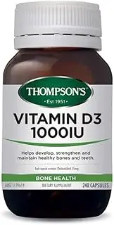 Thompsons Vitamin D3 1000IU 240 capsules