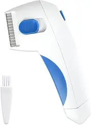 Electric Flea Comb, Pet Electric Flea Zapper Grooming Brush for Dogs Cats, Efficient Lice Cleaner Ticks Removal Tool, Ideal for Adult Pets, Kittens, Puppies, Safe Cordless Design