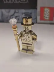 NEW Rare Mr. Gold Custom Lego minifigure