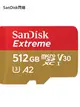 SanDisk SD Extreme microsd 原裝TF卡512G內存卡大疆無人機相機micro SD存儲超高速4K超清