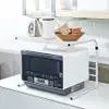 日本天馬 微波爐烤箱收納置物層架(伸縮型)