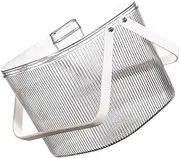 GLEAVI Transparent Household Ice Bucket Versatile Beverage Container for Ice Beer Wine and Snacks for Home Restaurants Parties and Picnics Design