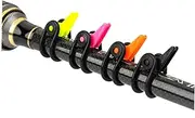 KOMBIUDA 8pcs Baiter Hooks Fishing Hooks Pole Case Auto Tackle Fishing Accessories Holder Bait Lure Course Holders Made Glow Bait Keeper Rod Lure Keeper