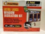 Frost King 62 in. x 210 in. Extra-Large Shrink Window Film Insulation - 1 Pack