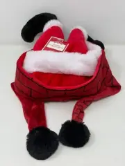 Holiday Time Christmas Santa Stuck in Chimney w/Legs Sticking Up Funny Plush Hat