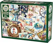[Cobble Hill] 1000 Piece Puzzle Seashore Sketchbook - Poster Included