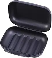 Zerodeko Travel Soap Holder Soap Container with Lid Portable Bar Soap Holder Soap Box Soap Dish Soap Saver Case for Home Outdoor Camping Gym Black