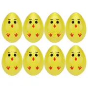 Northlight 8ct Springtime Yellow Small Size Chick Easter Egg Decors 2.5�