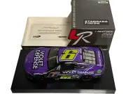 2022 Action 1/24 BRAD KESELOWSKI Autographed #6 Violet Defense 72 Made