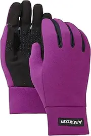 [Burton] 166691 Snowboard Gloves, Junior Kids Inner Liner, Youth Touch N Go Liner, XS Size, Grapeseed Gloves, Touchscreen Operation
