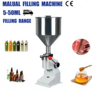 5-50ml Pneumatic Liquid Paste Filling Machine Bottle Filler Cream Shampoo Honey
