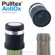Pulltex Antiox Carbon Filter Wine Stopper Black TEX092BK Antioxidant NEW Japan
