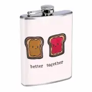 Better Together Em18 Flask 8oz Stainless Steel Hip Drinking Whiskey
