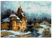 "After the Winter Hunt" Printed Canvas for Tapestry Gobelin Embroidery 2615