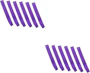 jojofuny 12 Pcs DIY Blank Ceremonial Shoulder Strap Purple Lace Gown Multipack Plain Purple Sashes Mens Belt Black Sash Plain Waist Belt Maid of Blank Birthday Sash Make up Bridesmaid Props