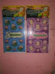 The Stink Factory Scratch and Sniff Stickers lot Grandma and Grandpa elderly