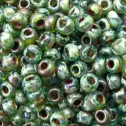 TRANS OLIVINE PICASSO MIYUKI SEED BEADS APPX 22GM TUBE 8/0 Round