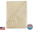 Royale Linens 400 Thread Count 100% American Grown Cotton Fitted Sheet Full S