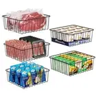 Freezer Storage and Organizer- 5 Pack Small Upright Freezer Baskets for 5 / 6...