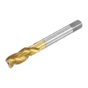 M10 x 1 High Speed Steel Titanium Plated Machine Spiral Flute Thread Tap