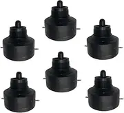 DINHEAROM 6Pcs Piezoelectric Car Tweeters Replacement Horns Loudspeaker Upgrade for Car Audio Systems Sound Compact Design for Automotive Enthusiasts