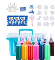 Aqua Fairy Water Gel Kit | Water Gel Magic Fairy Art Toy Kit - Creative Toy Creation Kit with 12 Magic Gels and 14 Molds for Kids