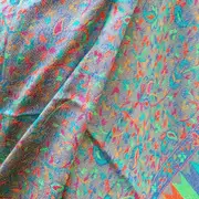 Hippie Haven Reversible Pashmina – Wool & Viscose Shawl