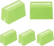 uxcell Universal Fader Knobs, Green Mixer Fader Caps Slider Potentiometer Replacement Rubber for DJ Controller Mixer Console 5 Pack
