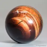 33g28mm Red Tiger Eye Sphere Crystal Ball Natural Quartz Healing Gemstone Chakra