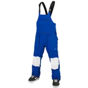 VOLCOM Mens 2022 Snowboard Snow - Roan Bib Overall Pants - Bright Blue