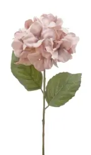 6-12 Pcs Artificial Hydrangea Pink Stem 70cm For Home/Office Party Decor