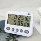 Digital Timer Alarm Clock with Stopwatch for Bedroom Homework Elderly